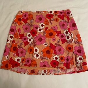 Flower Mini Skirt